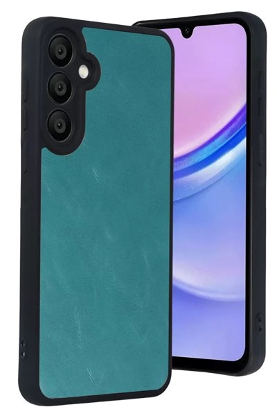 Mey İthalat®  Samsung Galaxy A57 5G Aras Deri Kapak - Açık Yeşil