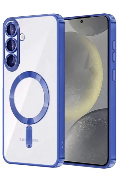 Mey İthalat®  Samsung Galaxy A57 5G Kross Magneticsafe Kapak - Lacivert