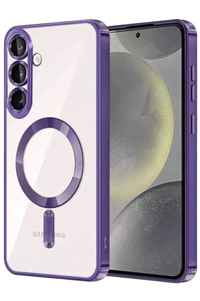 Mey İthalat®  Samsung Galaxy A57 5G Kross Magneticsafe Kapak - Mor