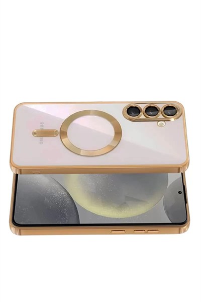 Mey İthalat®  Samsung Galaxy A57 5G Kross Magneticsafe Kapak - Çöl Titanyum