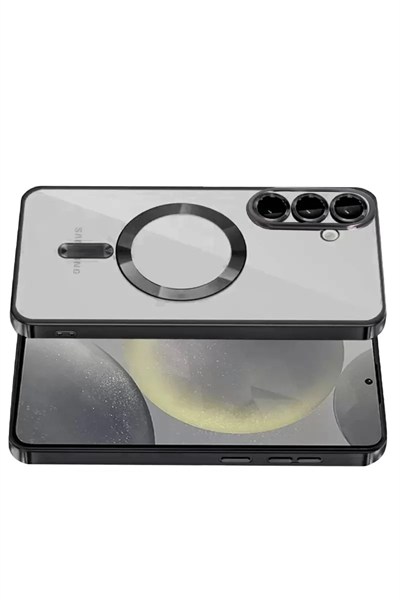 Mey İthalat®  Samsung Galaxy A57 5G Kross Magneticsafe Kapak - Siyah