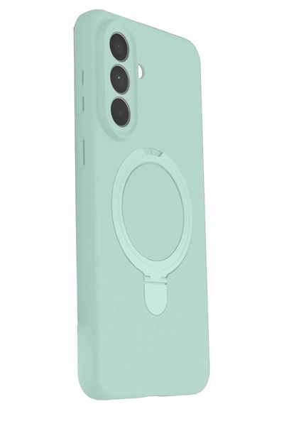 Mey İthalat®  Samsung Galaxy A57 5G Regal Magsafe Standlı Kapak - Su Yeşili