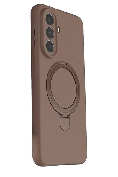 Mey İthalat®  Samsung Galaxy A57 5G Regal Magsafe Standlı Kapak - Çöl Titanyum