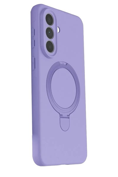 Mey İthalat®  Samsung Galaxy A57 5G Regal Magsafe Standlı Kapak - Lila