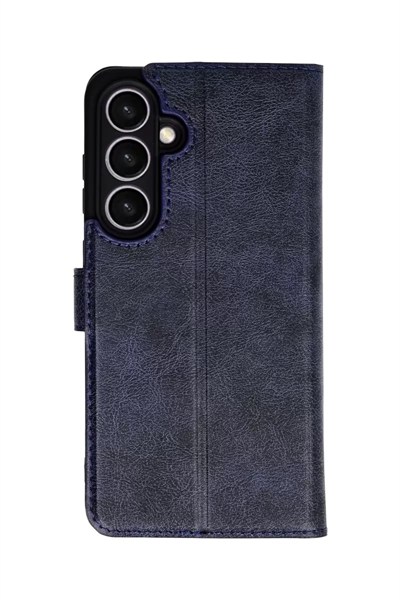 Mey İthalat®  Samsung Galaxy A57 5G Trend S Plus Kapaklı Kılıf - Lacivert