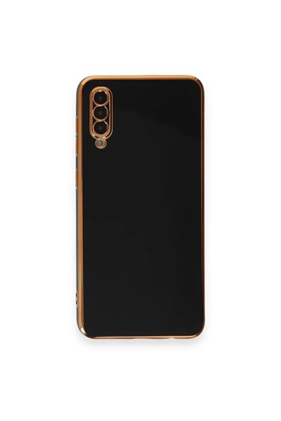 Mey İthalat®  Samsung Galaxy A70 Kılıf Volet Silikon - Siyah