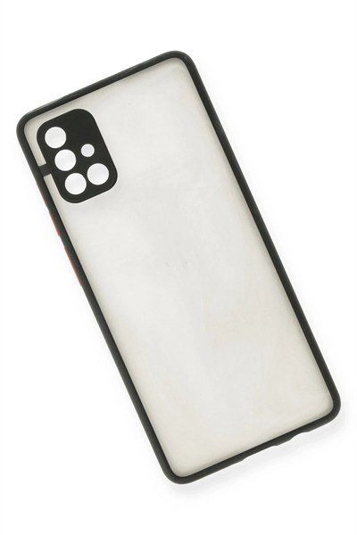 Mey İthalat®  Samsung Galaxy A71 Kılıf Montreal Silikon Kapak - Siyah