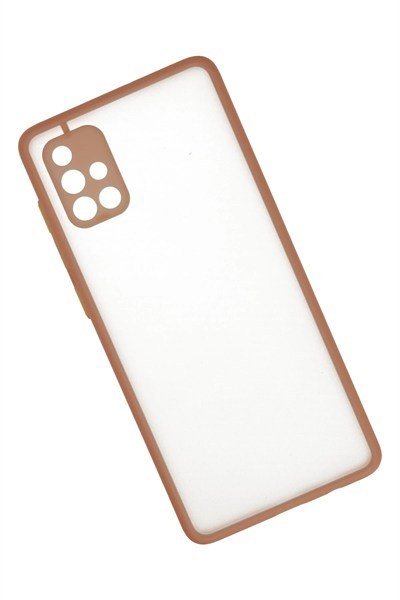 Mey İthalat®  Samsung Galaxy A71 Kılıf Montreal Silikon Kapak - Pembe