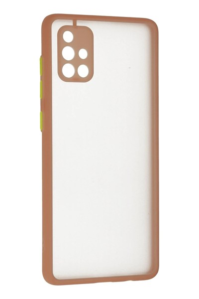 Mey İthalat®  Samsung Galaxy A71 Kılıf Montreal Silikon Kapak - Pembe