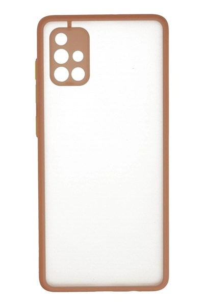 Mey İthalat®  Samsung Galaxy A71 Kılıf Montreal Silikon Kapak - Pembe