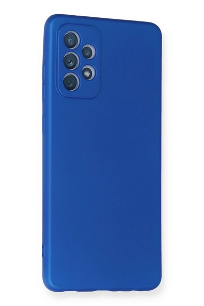 Mey İthalat®  Samsung Galaxy A72 Kılıf First Silikon - Mavi