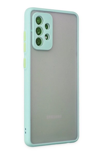 Mey İthalat®  Samsung Galaxy A72 Kılıf Montreal Silikon Kapak - Turkuaz