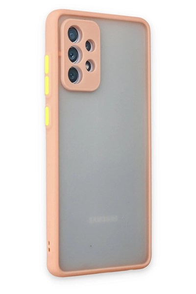 Mey İthalat®  Samsung Galaxy A72 Kılıf Montreal Silikon Kapak - Pembe