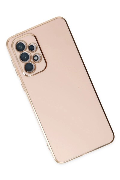 Mey İthalat®  Samsung Galaxy A73 5G Kılıf Volet Silikon - Pembe