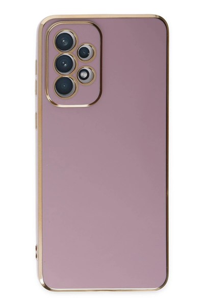 Mey İthalat®  Samsung Galaxy A73 5G Kılıf Volet Silikon - Mor