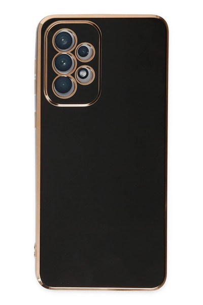 Mey İthalat®  Samsung Galaxy A73 5G Kılıf Volet Silikon - Siyah