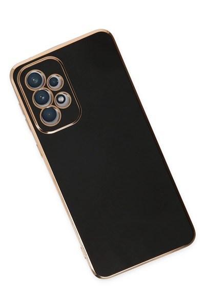 Mey İthalat®  Samsung Galaxy A73 5G Kılıf Volet Silikon - Siyah