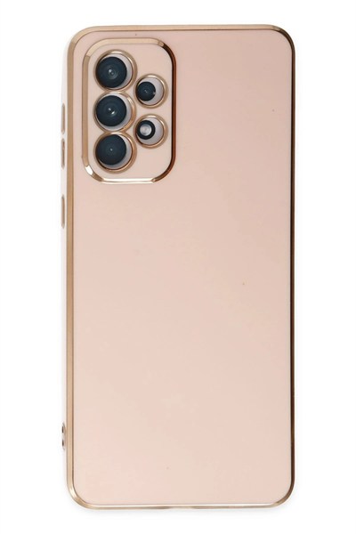 Mey İthalat®  Samsung Galaxy A73 5G Kılıf Volet Silikon - Pembe