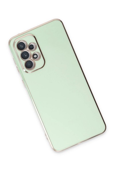 Mey İthalat®  Samsung Galaxy A73 5G Kılıf Volet Silikon - Açık Yeşil