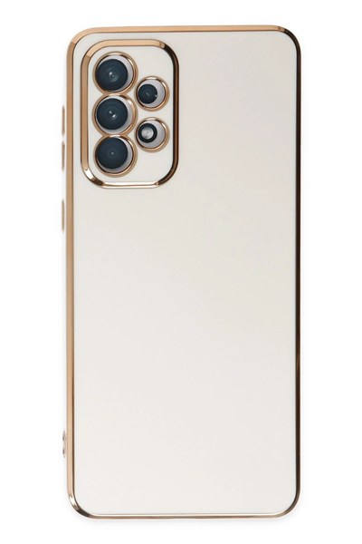 Mey İthalat®  Samsung Galaxy A73 5G Kılıf Volet Silikon - Beyaz