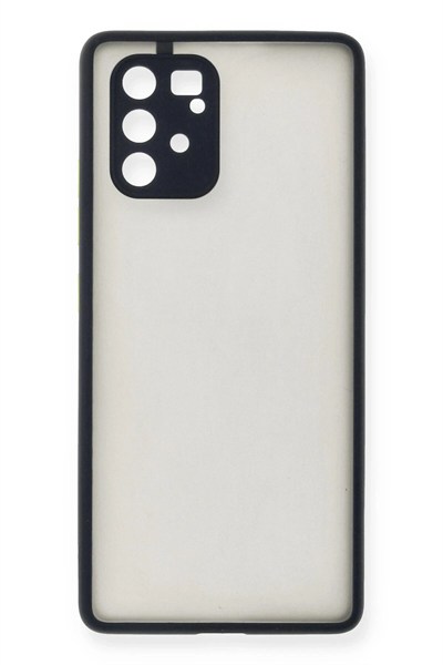 Mey İthalat®  Samsung Galaxy A91 / S10 Lite Kılıf Montreal Silikon Kapak - Lacivert