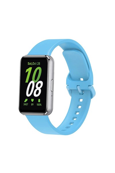 Mey İthalat®  Samsung Galaxy Fit 3 Klasik Kordon - Mavi