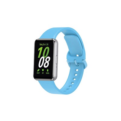 Mey İthalat®  Samsung Galaxy Fit 3 Klasik Kordon - Mavi