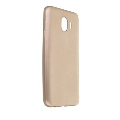 Mey İthalat®  Samsung Galaxy J4 Kılıf First Silikon - Gold