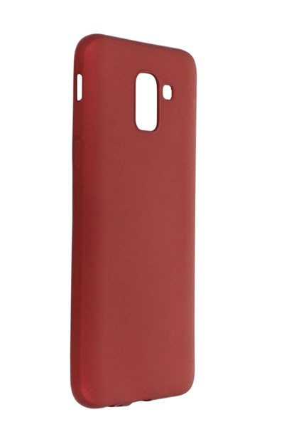 Mey İthalat®  Samsung Galaxy J6 Kılıf First Silikon - Bordo