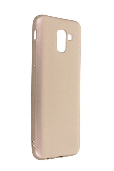 Mey İthalat®  Samsung Galaxy J6 Kılıf First Silikon - Gold
