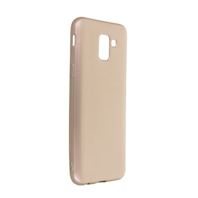 Mey İthalat®  Samsung Galaxy J6 Kılıf First Silikon - Gold