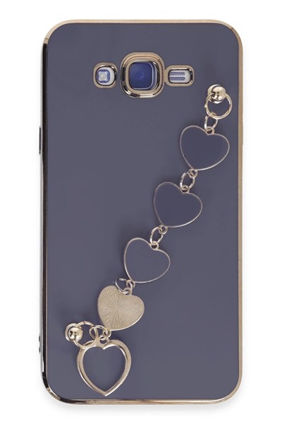 Mey İthalat®  Samsung Galaxy J7 Kılıf Esila Silikon - Gri