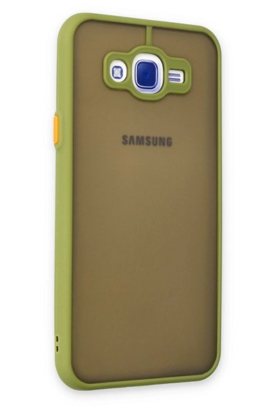 Mey İthalat®  Samsung Galaxy J7 Kılıf Montreal Silikon Kapak - Açık Yeşil