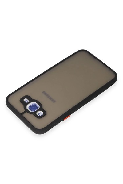 Mey İthalat®  Samsung Galaxy J7 Kılıf Montreal Silikon Kapak - Siyah