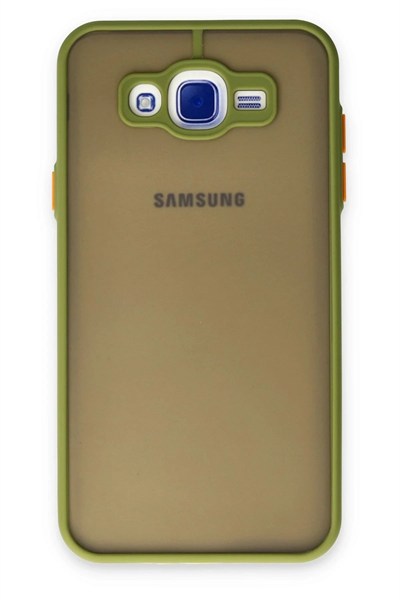 Mey İthalat®  Samsung Galaxy J7 Kılıf Montreal Silikon Kapak - Açık Yeşil