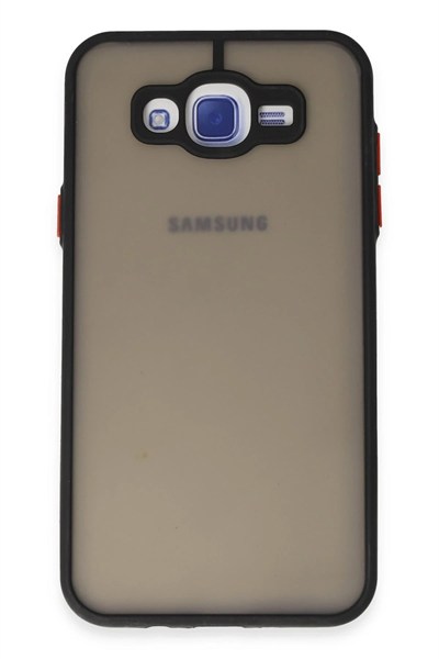 Mey İthalat®  Samsung Galaxy J7 Kılıf Montreal Silikon Kapak - Siyah