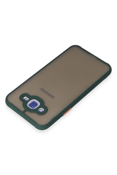 Mey İthalat®  Samsung Galaxy J7 Kılıf Montreal Silikon Kapak - Yeşil