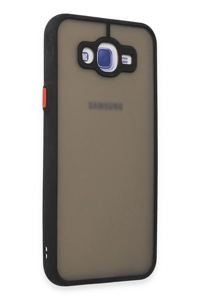 Mey İthalat®  Samsung Galaxy J7 Kılıf Montreal Silikon Kapak - Siyah