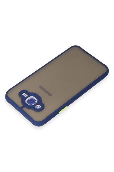 Mey İthalat®  Samsung Galaxy J7 Kılıf Montreal Silikon Kapak - Lacivert