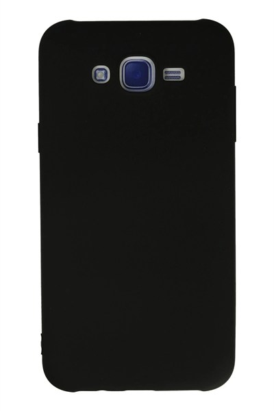 Mey İthalat®  Samsung Galaxy J7 Kılıf Nano içi Kadife Silikon - Siyah