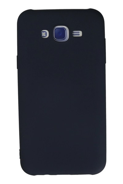 Mey İthalat®  Samsung Galaxy J7 Kılıf Nano içi Kadife Silikon - Lacivert