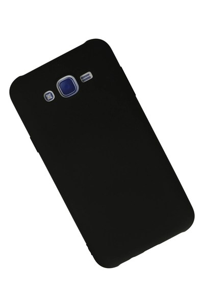 Mey İthalat®  Samsung Galaxy J7 Kılıf Nano içi Kadife Silikon - Siyah