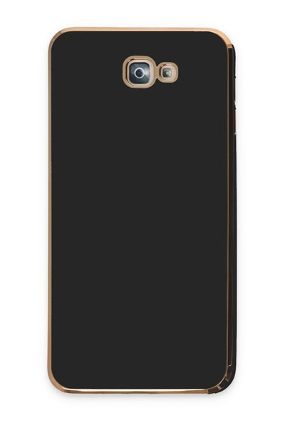 Mey İthalat®  Samsung Galaxy J7 Prime Kılıf Volet Silikon - Siyah