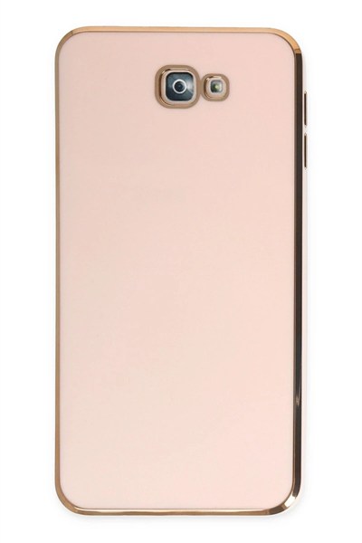 Mey İthalat®  Samsung Galaxy J7 Prime Kılıf Volet Silikon - Pembe