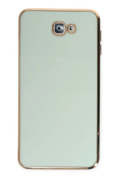 Mey İthalat®  Samsung Galaxy J7 Prime Kılıf Volet Silikon - Açık Yeşil