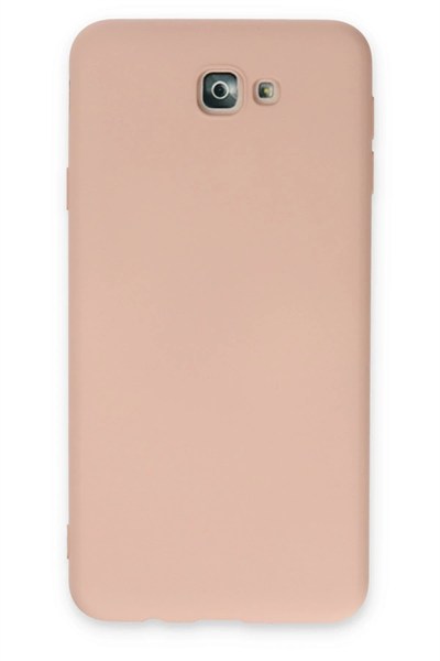 Mey İthalat®  Samsung Galaxy J7 Prime Kılıf Nano içi Kadife Silikon - Pudra