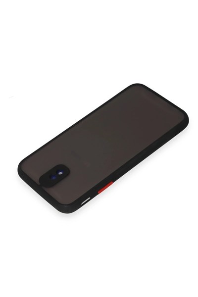 Mey İthalat®  Samsung Galaxy J7 Pro / J730 Kılıf Montreal Silikon Kapak - Siyah