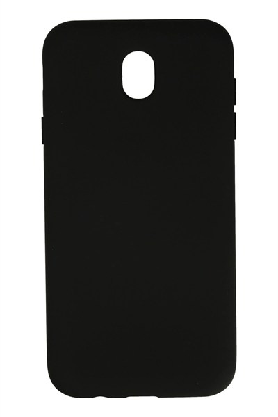 Mey İthalat®  Samsung Galaxy J7 Pro / J730 Kılıf Nano içi Kadife Silikon - Siyah
