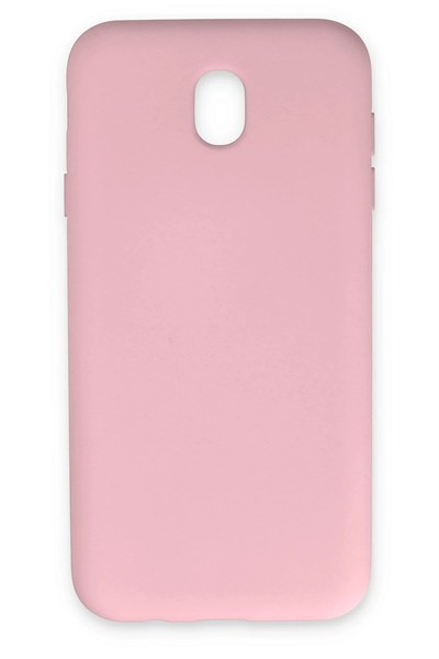 Mey İthalat®  Samsung Galaxy J7 Pro / J730 Kılıf Nano içi Kadife Silikon - Pudra