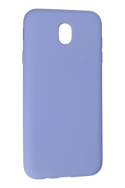 Mey İthalat®  Samsung Galaxy J7 Pro / J730 Kılıf Nano içi Kadife Silikon - Lila